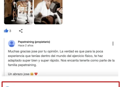 Reseñas de clientes de Pepe Training