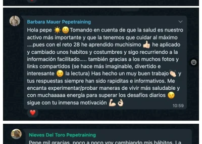 Reseñas de clientes de Pepe Training, dos